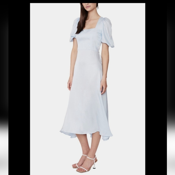 BNWT!BARDOT Poppy Tie Back Midi Dress - Picture 10 of 11